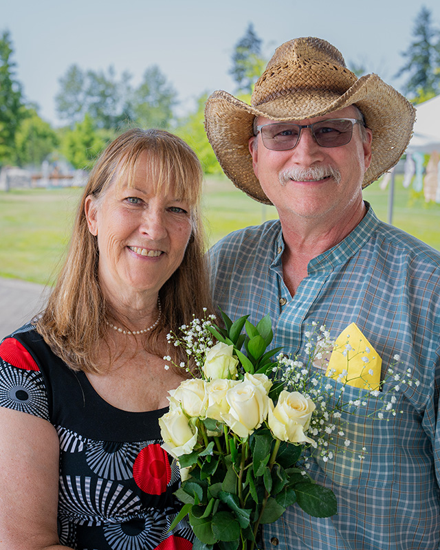 Lucille's Home Director Sharon with her husband and board member J.J.